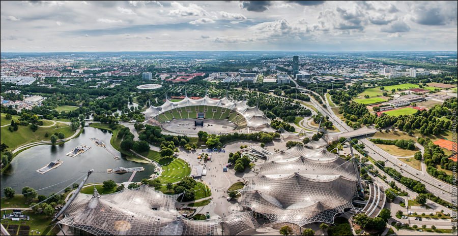 Олимпийский парк в Мюнхене