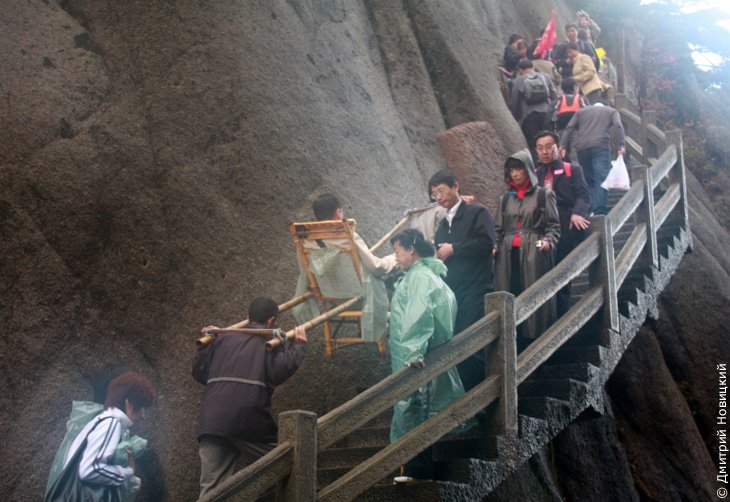 Подъем на носилках