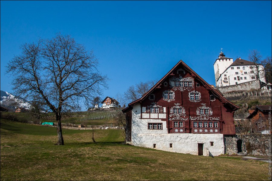 Старинный дом и замок Верденберг